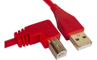 UDG Ultimate Cable USB 2.0 USB A >> USB B - Acodado 1 metro - Rojo